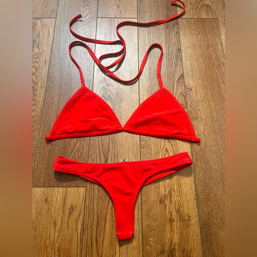 Pakaloha red swimsuit